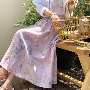 Margo Linen Full Bloom Skirt
